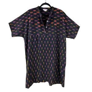 Marketplace Handwork India Cotton Tunic Size S/M Oversized Boho Embroidered